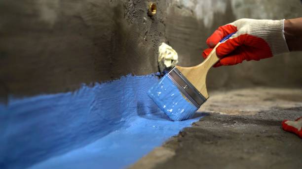 Commercial Exterior Waterproofing project at a Highland, NY business property by SJ Waterproofing Pros